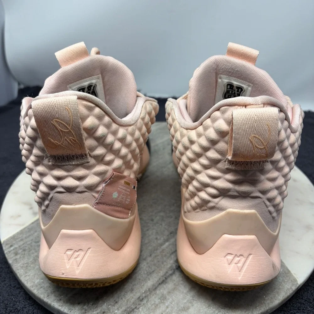 Jordan Why Not Zer0.2 Washed Coral Gum Yellow Basketball Shoes Size 8 Streetwear